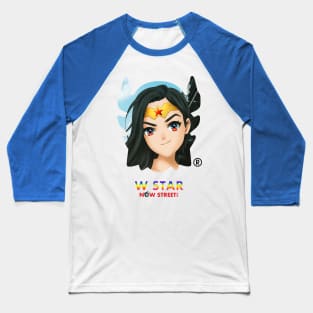 W Star Aimon Head Baseball T-Shirt